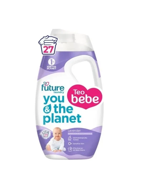 Detergent Lichid de rufe Teo Bebe Lavanda 27 de spalari 1.08L